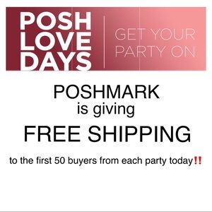 Poshmark is giving free shipping‼️